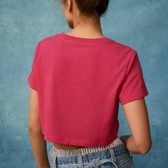 NWT Urban Outfitters Best Friend Easy Fit Light Pink Tee - Picture 2 of 5